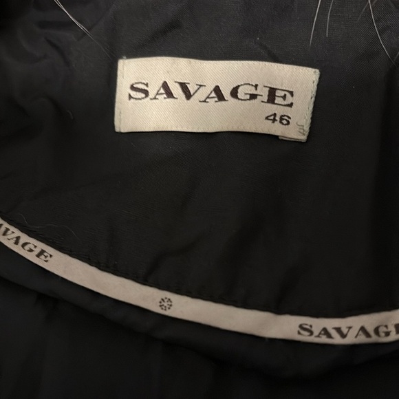 Vintage Savage Real Marmot Fur Removable Collar Jacket size M (46). - Picture 9 of 16